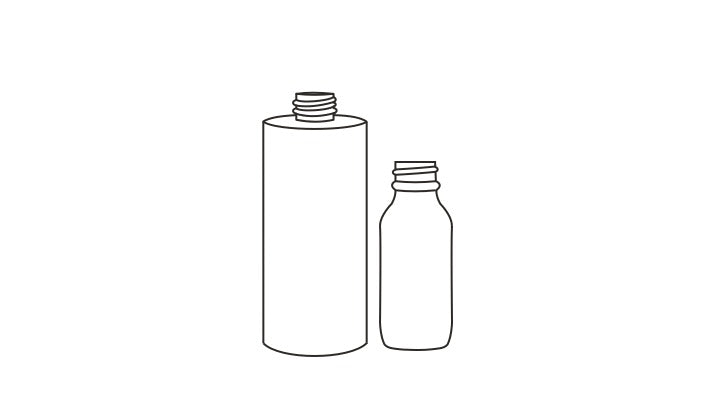 Recyklujte všechny skleněné a plastové lahve